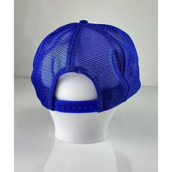 Vintage Otto Food Farm Snapback Trucker Hat Cap Adult Adjustable Blue White - Picture 4 of 6